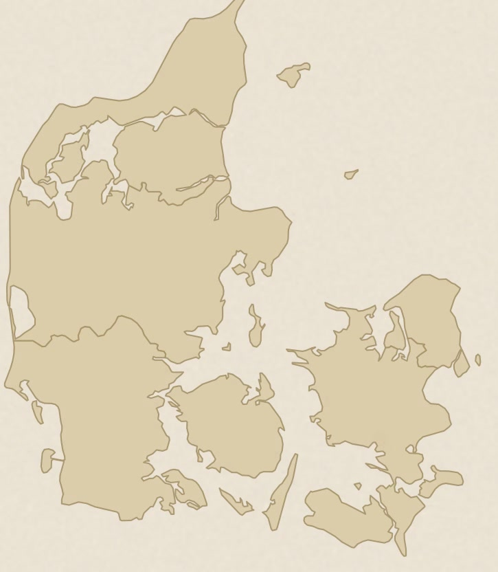 Kort over Danmark
